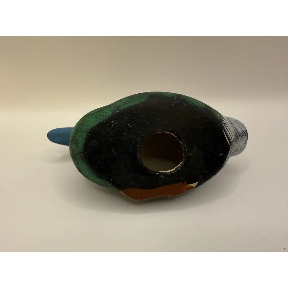Hand Painted Folk Art Duck Figurine – 6